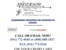 Tablet Screenshot of anderson-tech.com